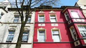 pinkes+Wohnhaus+in+Essen+Frohnhausen