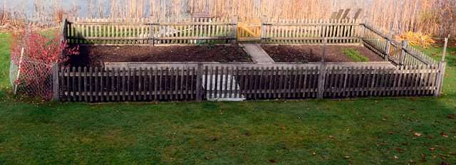 Beet im Garten