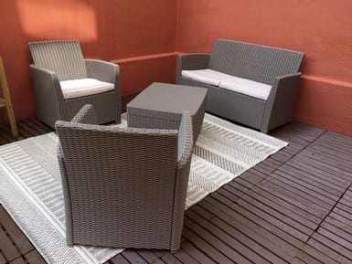 Sitzgarnitur für den Garten